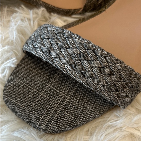 Maurices Taupe Braided Front Ankle-Strap Block Heel Sandal - Picture 12 of 14